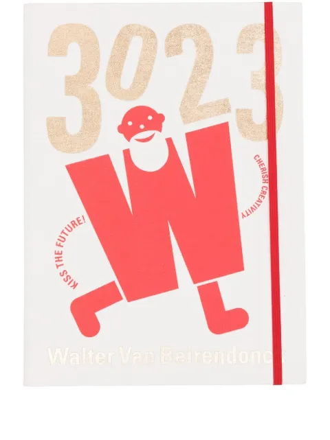 Walter Van Beirendonck graphic print 12-month planner White WVBJ3023