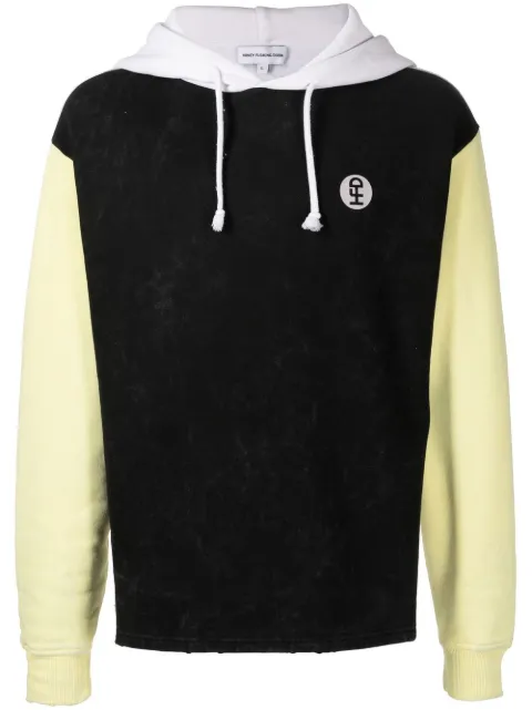 Honey Fucking Dijon photograph-print colour-block hoodie Black HFD04T021