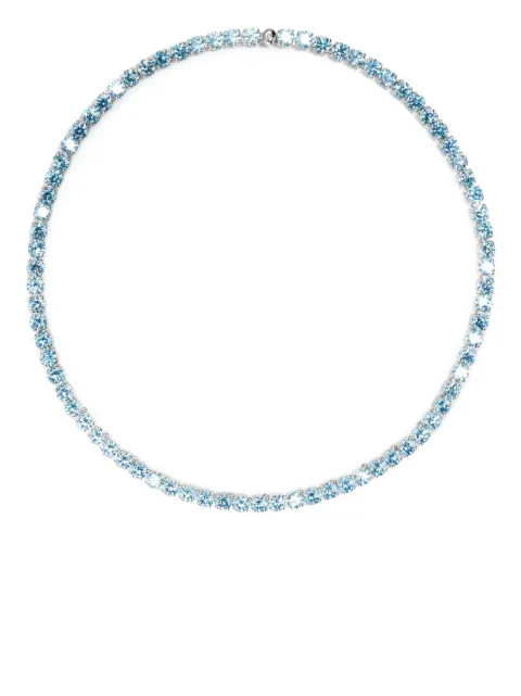 Swarovski Matrix Tennis crystal-embellished necklace Blue 5661187