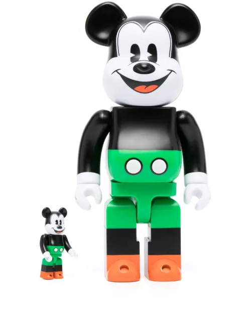 MEDICOM TOY x Mickey Mouse BE@RBRICK 100% and 400% figure set Black BBMICKEYMOUSE1930S
