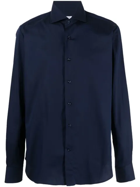 Orian long-sleeve button-up shirt Blue w10202up25