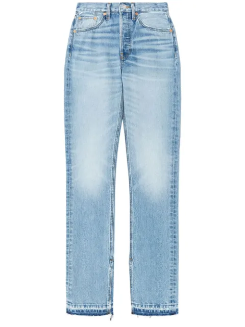 RE/DONE high-rise light wash jeans Blue 14103WHRSKBT