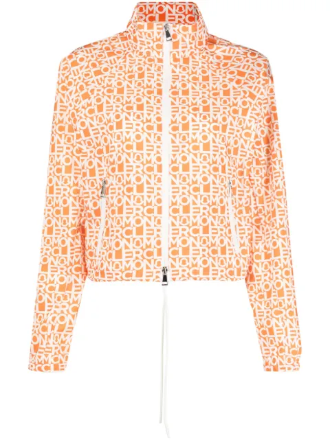 Moncler Alose logo-print jacket Orange I10931A00110596S8