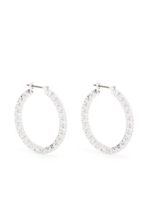 Swarovski Matrix hoop earrings Silver 5647715