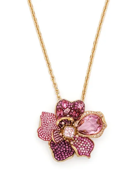 Swarovski Florere pavé-pendant necklace Gold 5652068