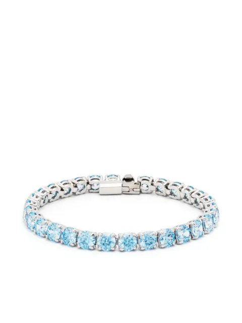 Swarovski Matrix Tennis bracelet Blue 5648927