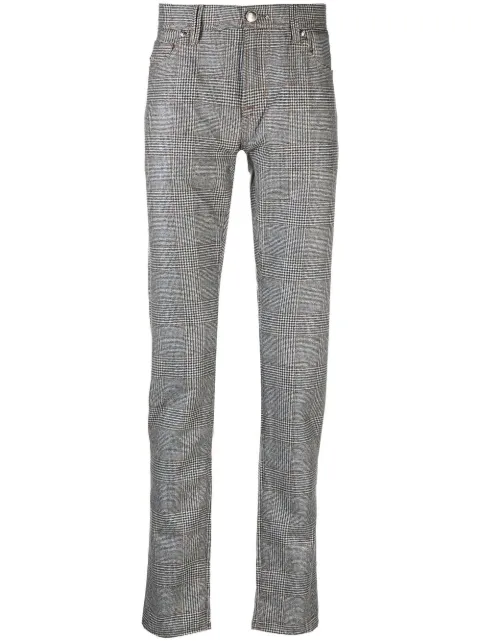 Sartoria Tramarossa checked straight-leg trousers Neutrals LEONARDOZIP