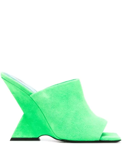 The Attico 105mm Cheope sandals Green 231WS634L007