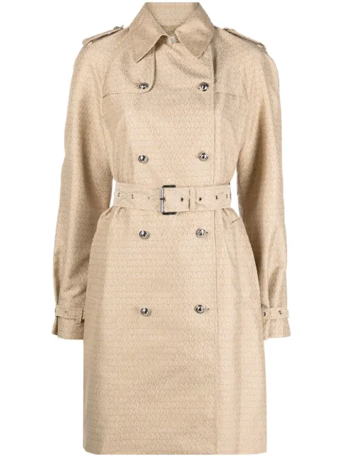 Michael Michael Kors double-breasted trench coat Neutrals MR3209D5Z0