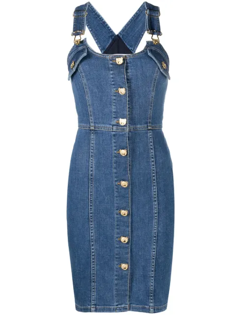 Moschino button-up denim minidress Blue A04390522