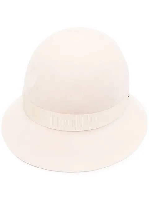 Helen Kaminski ribbon-trim felt sun hat Neutrals HAT51532