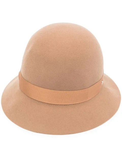 Helen Kaminski ribbon-detail felt sun hat Neutrals HAT51532