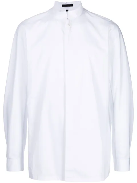 SHIATZY CHEN mandarin-collar shirt White 625441