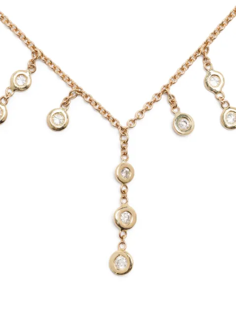 Jacquie Aiche 14kt yellow gold Shaker diamond necklace Gold TBC