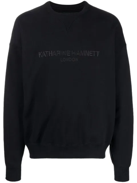 Neighborhood embroidered-logo cotton sweatshirt Black 22213KHNCSM01
