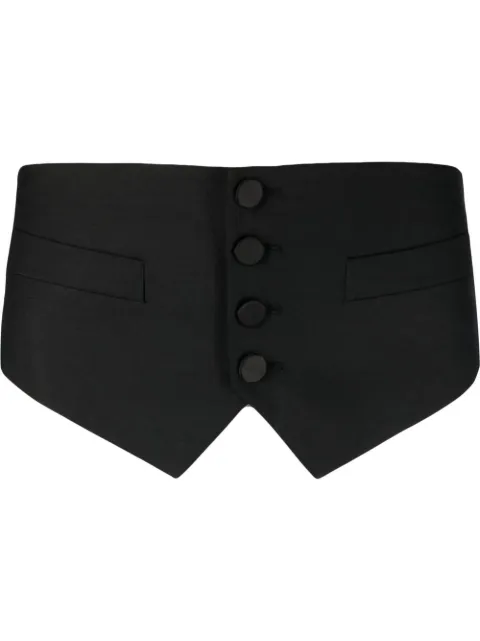 DSQUARED2 buttoned adjustable cummerbund Black S74FB0297S39408