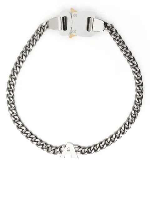 1017 ALYX 9SM Buckle chainlink necklace Silver AAUJW0211OT01MGRY0002