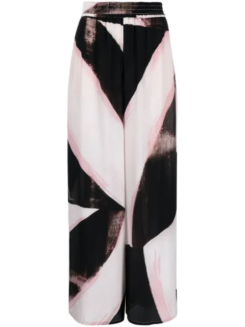 Alexander McQueen printed high-waist trousers Black 700838QCAGM