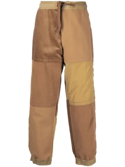 Emporio Armani panelled straight-leg trousers Neutrals 6L1P7A1N4XZ