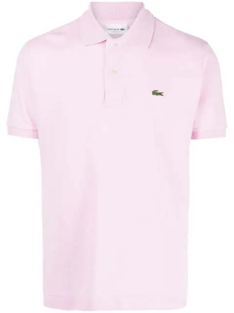 Lacoste chest logo-patch polo shirt Pink L121200