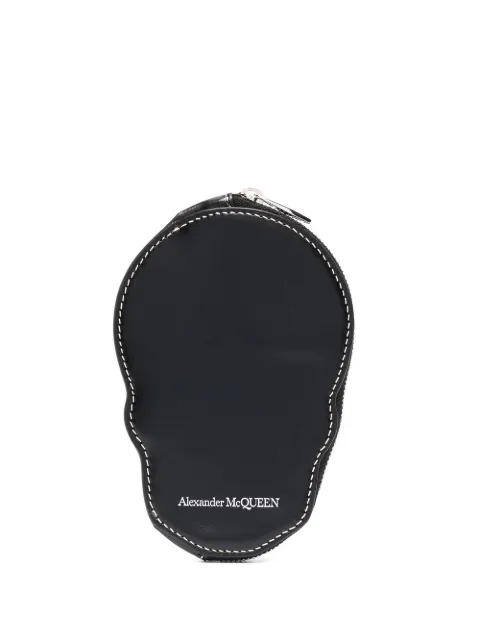 Alexander McQueen Skull all-around zip wallet Black 7265941AAGN
