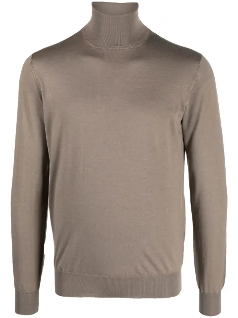 Dell'oglio roll-neck knit jumper Neutrals DV1MLLSC18R