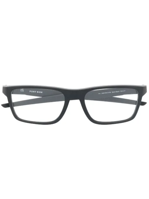 Oakley Port Bow rectangle-frame glasses Black OX8164816401