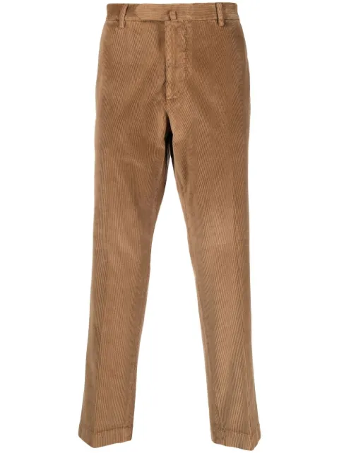 Dell'oglio corduroy straight-leg trousers Brown MONDELLODSE3102