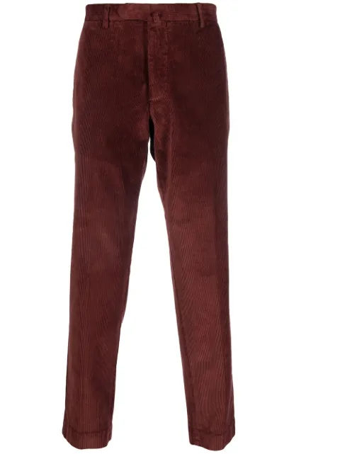 Dell'oglio corduroy straight-leg trousers Red MONDELLODSE3102