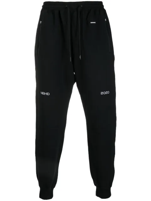 Neighborhood logo embroidery track pants Black 20237NHPTM01