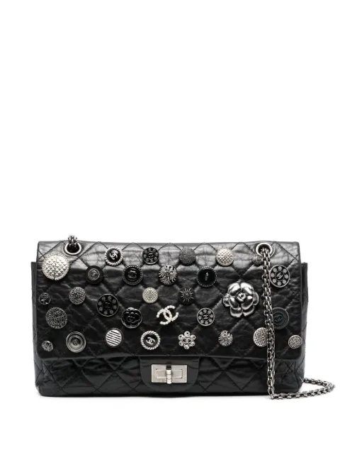 CHANEL Pre-Owned 2009-2010 2.55 Double Flap shoulder bag Black CHA12000T