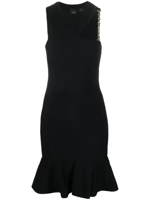 PINKO cut-out knitted minidress Black 100428A0LFZ99