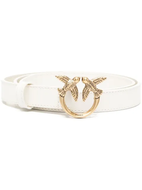 PINKO Love Birds buckle belt White 100143A0F1