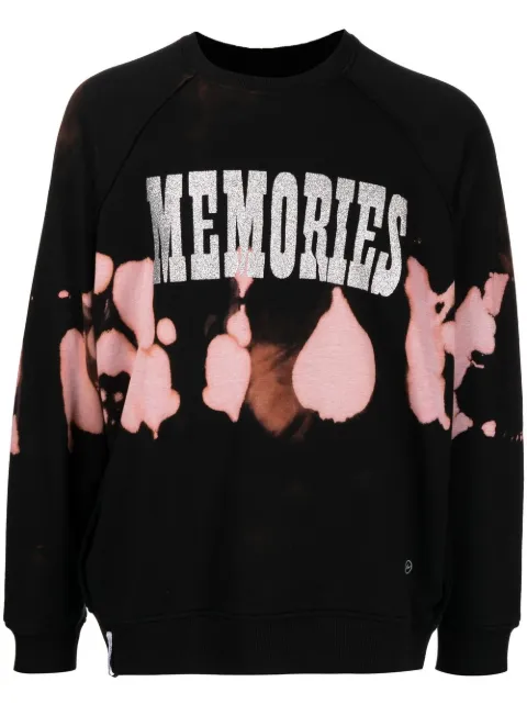 Stain Shade x Hiroshi Fujiwara glitter-detail sweatshirt Black 071