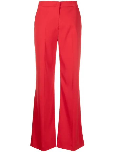 PINKO flared tailored trousers Red 100029A0GHR48