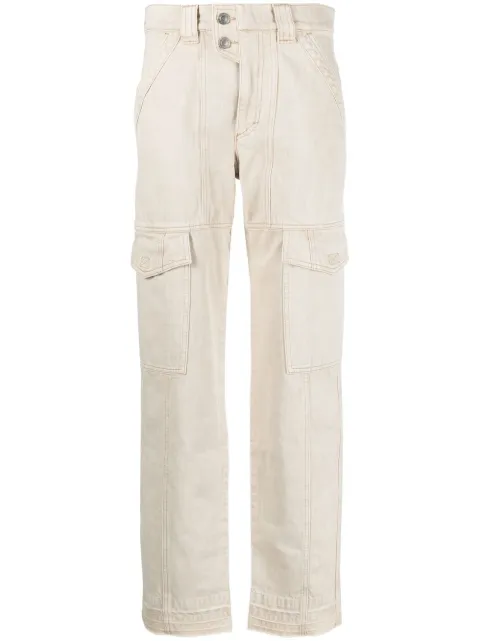 MARANT ÉTOILE Vayoneo cargo jeans Neutrals PA0015FAA1H35E