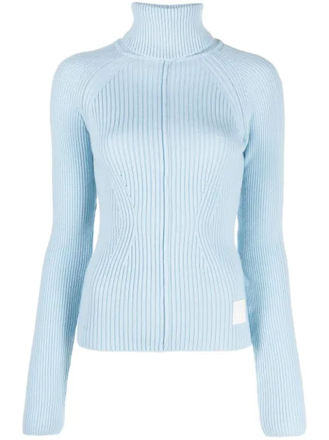 Marc Jacobs ribbed turtleneck jumper Blue N604W07RE22400