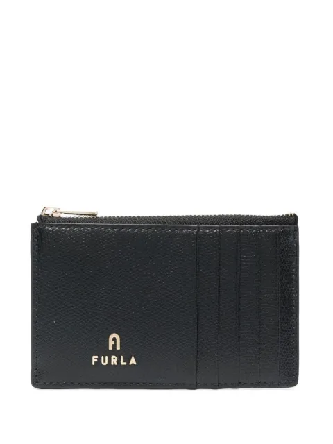 Furla logo-plaque detail wallet Black WP00310ARE0001007