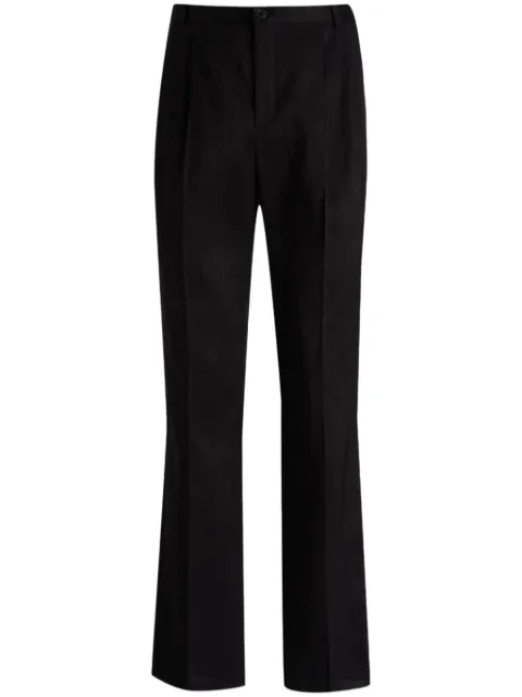 Saint Laurent straight-leg trousers Black 737996Y1E59