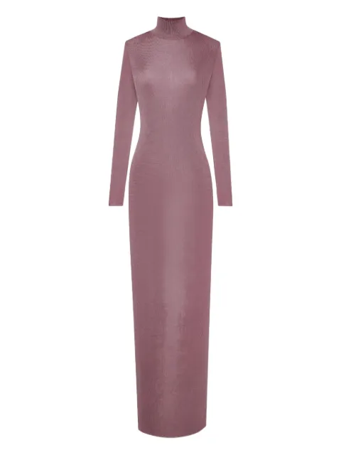 Saint Laurent long-sleeve maxi dress Pink 739561Y76BM