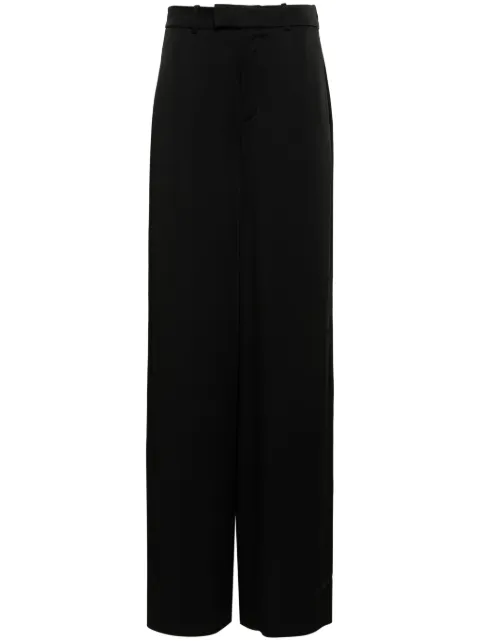 Saint Laurent satin trousers Black 735726Y3G36