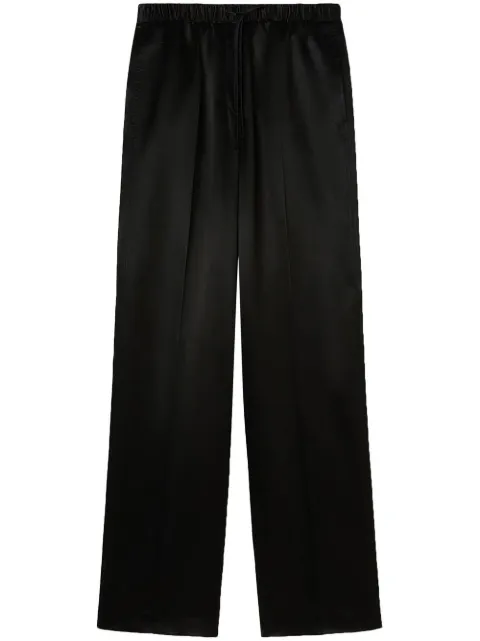 Jil Sander satin-finish trousers Black J52KA0005J66147