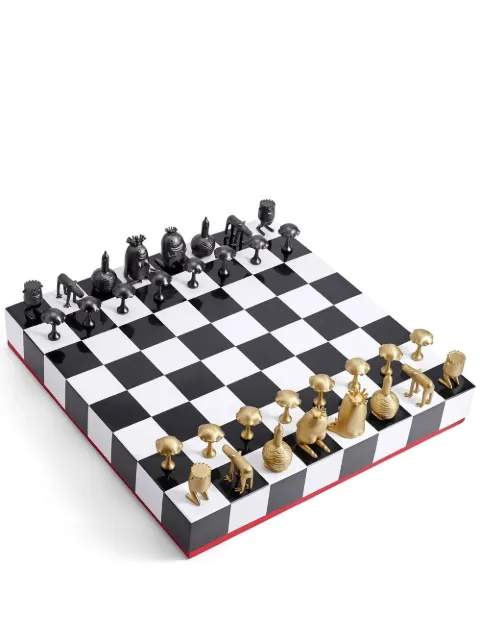 L'Objet Haas chess set Black HB960