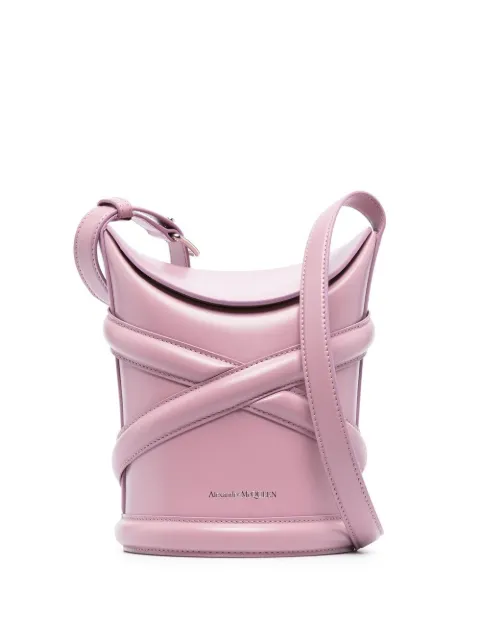 Alexander McQueen The Curve bucket bag Pink 6564671YB425618