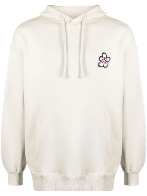 Camper floral print cotton hoodie Neutrals KU10032002