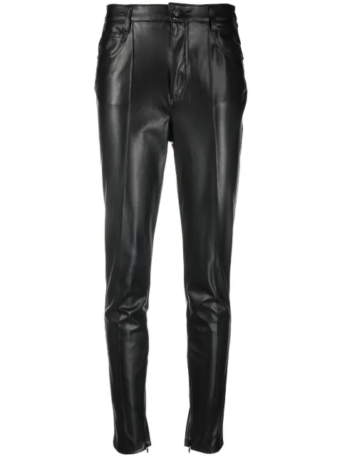 Ermanno Scervino faux-leather skinny trousers Black D417P713EYUEYU
