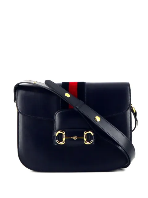 Gucci Pre-Owned 2021 1955 Horsebit cross body bag Blue 391269