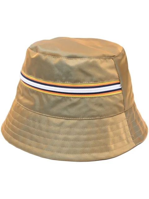 K-Way R&D zip-detail bucket hat Gold K6115KW