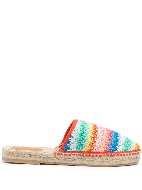 Alanui Over The Rainbow espadrilles Green LWIB001S23FAB0018400