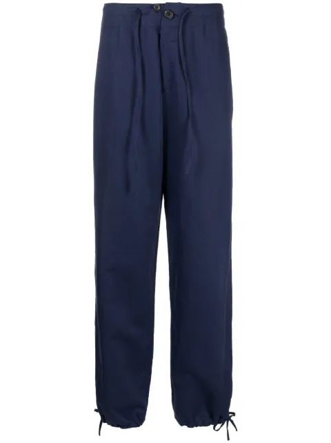 Ports V logo-patch track pants Blue VD3TCL58COU647